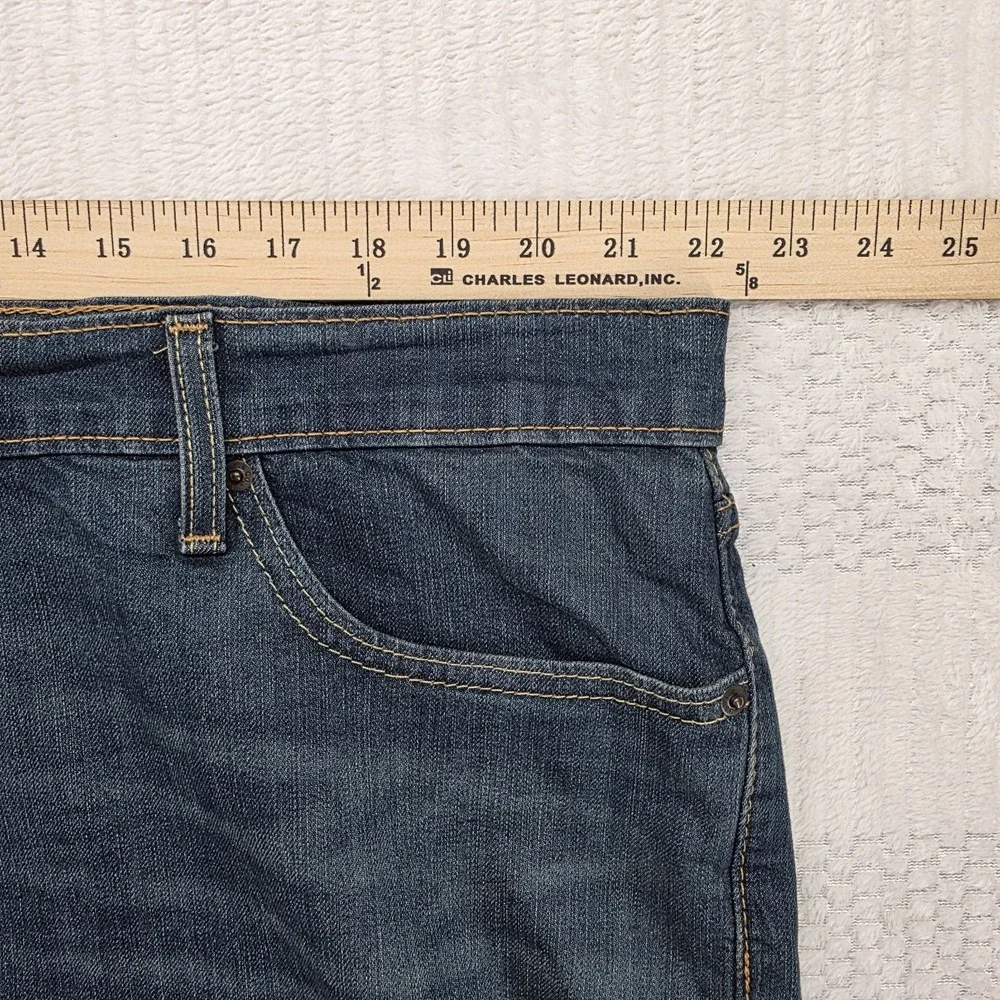 Levis 541 Athletic Fit Jeans Mens 44x29 High Rise Comfort Stretch Medium Wash